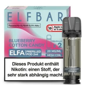Elfa Pods Blueberry Cotton Candy
