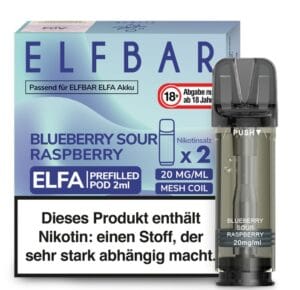 Elfa Pods Blueberry Sour Raspberry