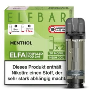 Elfa Pods Menthol