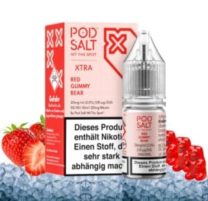 Pod Salt Red Gummy Bear 20 mg