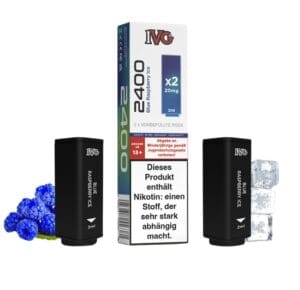 Blue Raspberry Ice IVG 2400 Pod