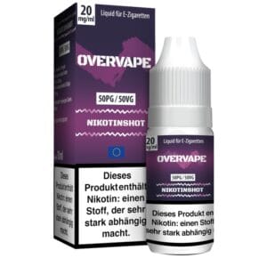 OverVape Nikotin Shot 50 PG 50 VG 20 mg