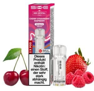 SKE Crystal Plus Cherry Strawberry Raspberry Pod