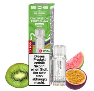 SKE Crystal Plus Kiwi Passion Fruit Guava Pod