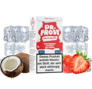 Dr. Frost Strawberry Coconut Ice Cream Nikotinsalz Liquid 20 mg