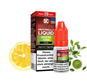 SC Red Line Green Tea Lemon Nikotinsalz Liquid 20 mg