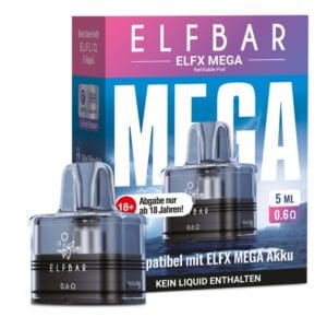 Elfbar Elfx Mega Pods 5 ml 0,6 Ohm