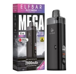 Elfbar Elfx Mega Schwarz