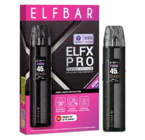 Elfbar Elfx Pro Schwarz