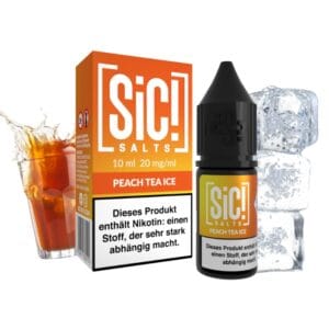SiC! Salts Peach Tea Ice Nikotinsalz Liquid