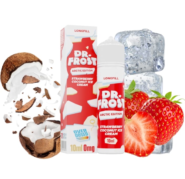 dr-frost-strawberry-coconut-ice-longfill-aroma Dr. Frost Strawberry Coconut Ice Cream Longfill
