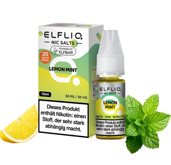 elfliq-nicsalt-lemon-mint-20-mg ELFLIQ Pineapple Lemon Mint 20 mg