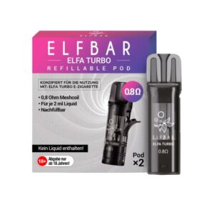 Elfbar Elfa Turbo Leere Pods - 0,8 Ohm