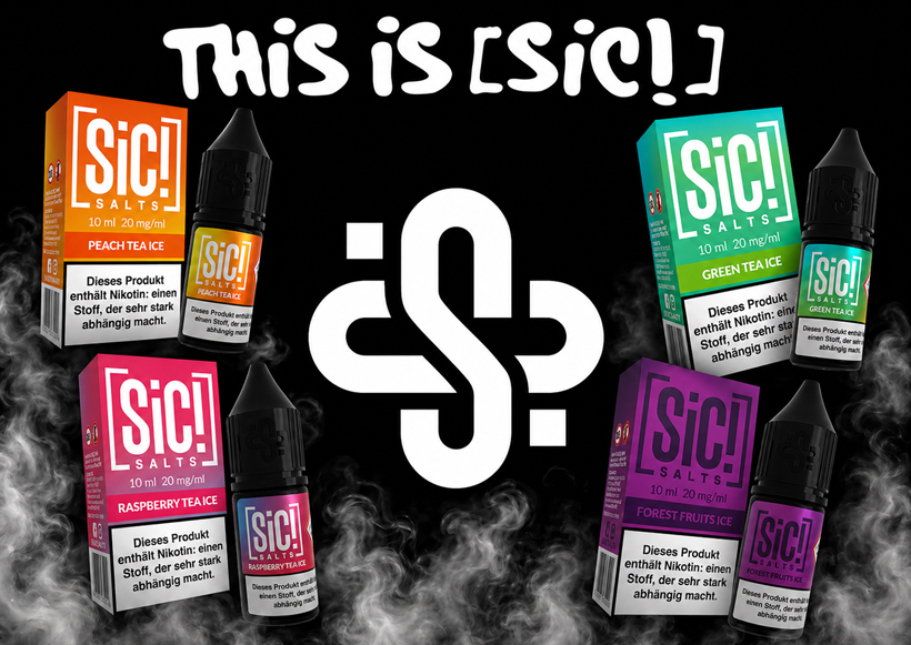 Sic Salts Liquid mit Nikotinsalz