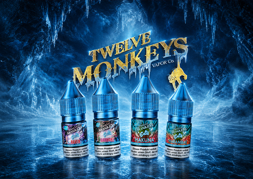 Twelve Monkeys Nikotinsalz Liquid Iced
