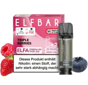 Elfa Pods Triple Berries - Elfbar 20 mg Nikotin - 2er Pack