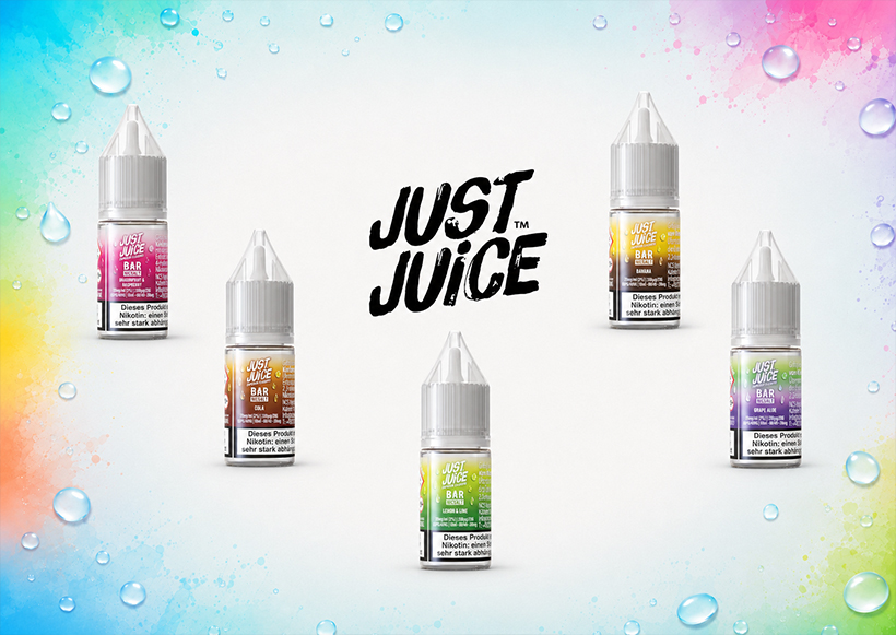 Just Juice Nikotinsalz Liquids verschiedene Sorten