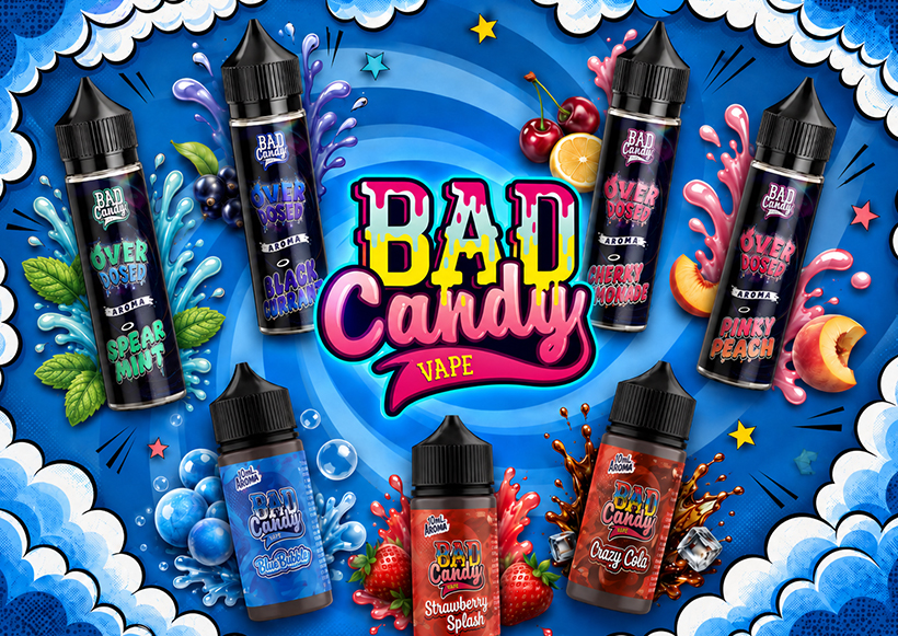 Bad Candy Longfill Standard Serie und Juicd Overdosed Serie
