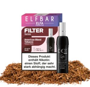 Elfbar Elfa Filter Pod American Blend Tobacco 20 mg/ml