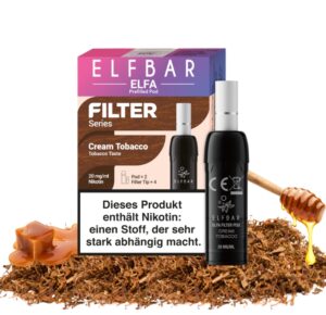 Elfbar Elfa Filter Pod Cream Tobacco 20 mg/ml