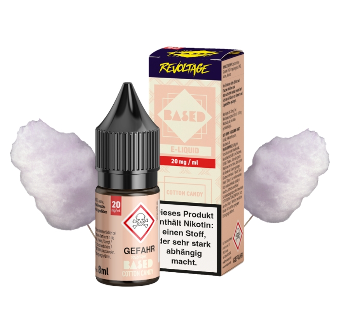 revoltage-based-hybrid-cotton-candy-20-mg Revoltage BASED Cotton Candy Hybrid Nikotinsalz Liquid - 20 mg