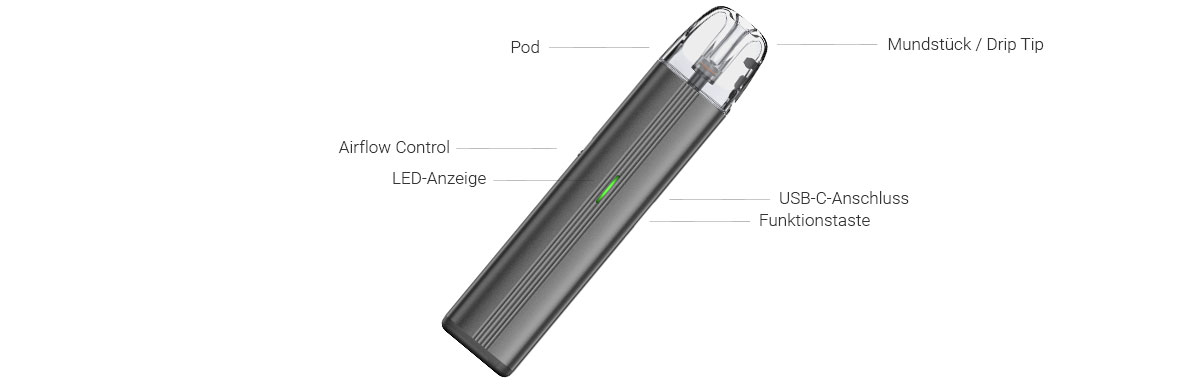 Uwell Caliburn Air R Kit - Abbildung