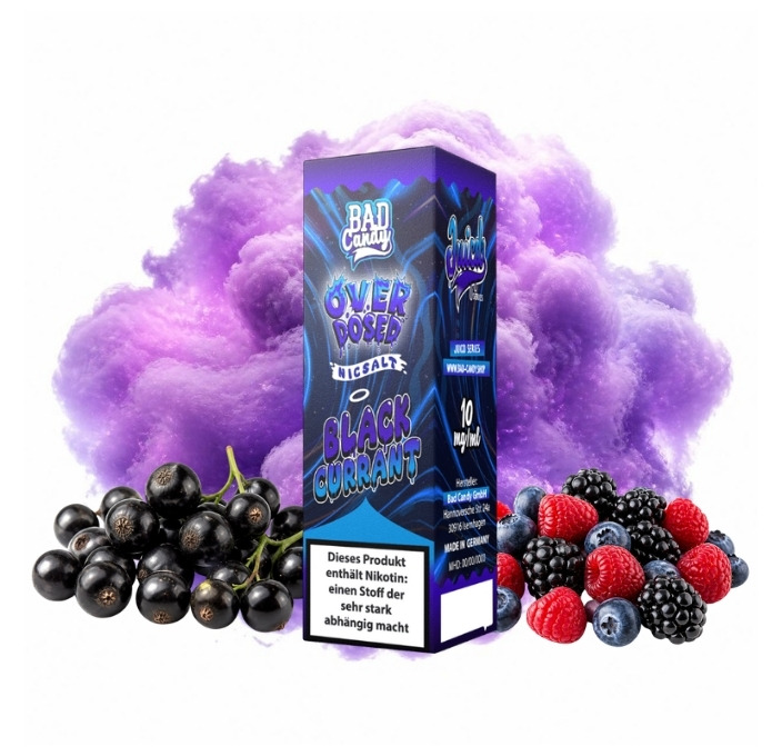 bad-candy-juicd-overdosed-blackcurrant-nikotinsalz-liquid-10-mg Bad Candy Juicd Overdosed Blackcurrant Nikotinsalz Liquid 10 mg/ml