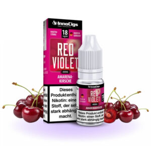 Flasche InnoCigs Red Violet Liquid mit Kirschen
