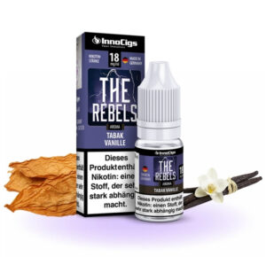 InnoCigs The Rebels Liquid mit Tabakblättern und Vanilleschoten