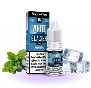 InnoCigs White Glacier Liquid mit Minze, Eukalyptus und Eiswürfeln