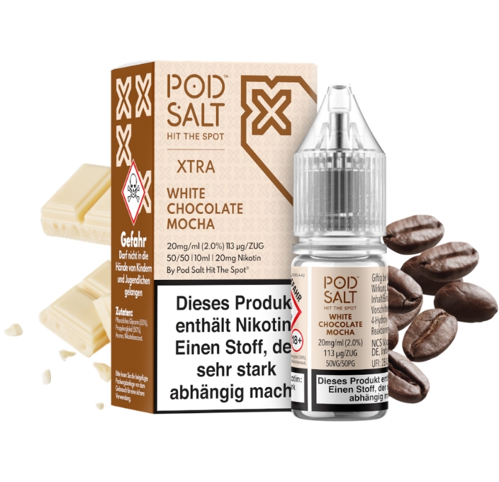 pod-salt-xtra-white-chocolate-mocha-20mg Pod Salt XTRA White Chocolate Mocha - 20 mg