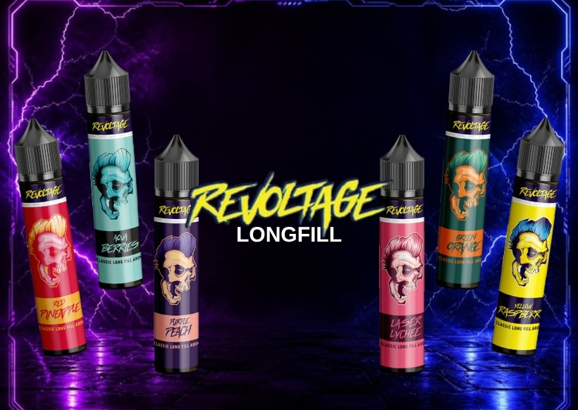 Revoltage Longfill Aromen Banner Vape-Laden