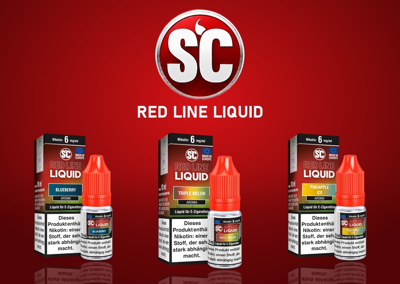 SC Red Line Liquid Banner Vape-Laden