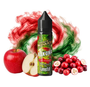 Flasche Twelve Monkeys Hakuna Longfill 10 ml mit Apfel und Cranberry