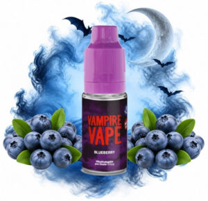 Vampire Vape Blueberry Liquid 10 ml Flasche mit Blaubeeren