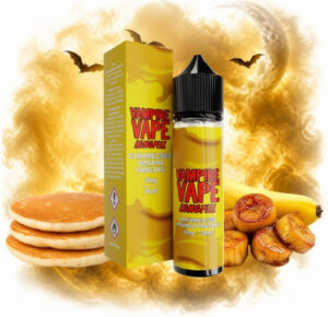 Vampire Vape Caramelised Banana Pancake Longfill 10 ml Box und Flasche mit Pfannkuchen und karamellisierten Bananen