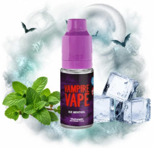Vampire Vape Ice Menthol Liquid 10 ml Flasche mit Minze und Eiswürfeln